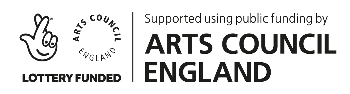 Lottery Funded — Supported using public funding by Arts Council England